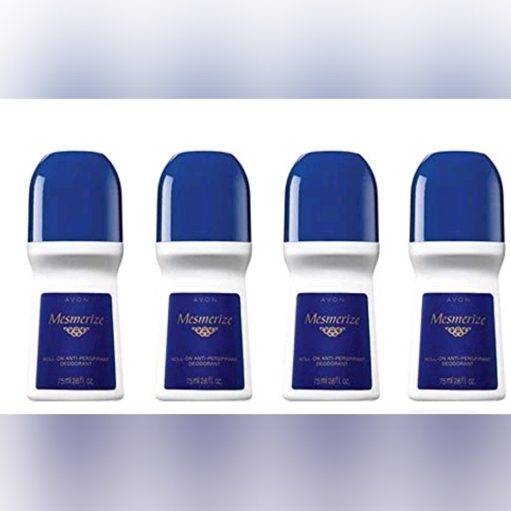 4 X Avon Mesmorize Roll On Deodorants 75ml Each